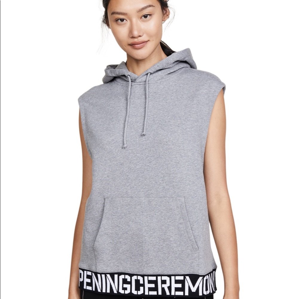 NWT Opening Ceremony logo hoodie vest XS